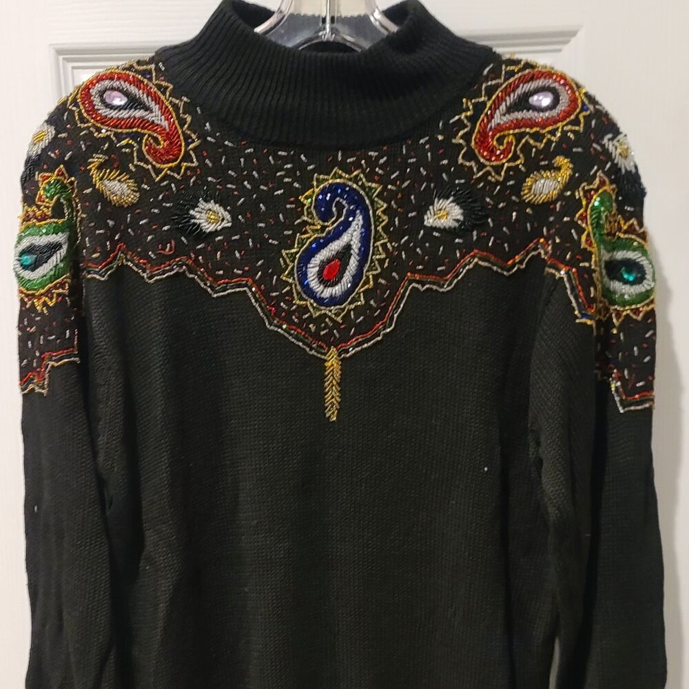 Vintage Affinity Beaded Sweater